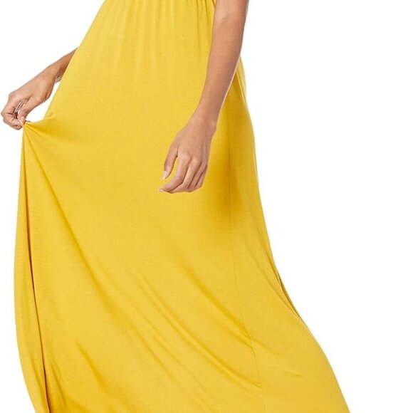 Women's Waisted Maxi Dress Available in Plus Size - Picture 1 of 7